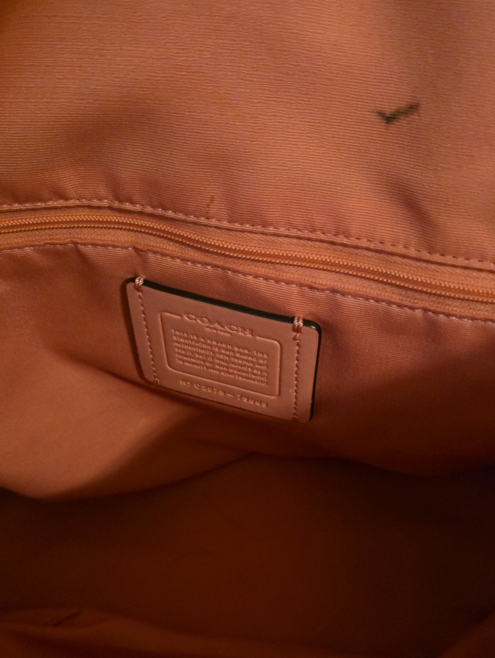 Coach Gallery Tote In Signature Canvas Brown Pink - Picture 7 of 7